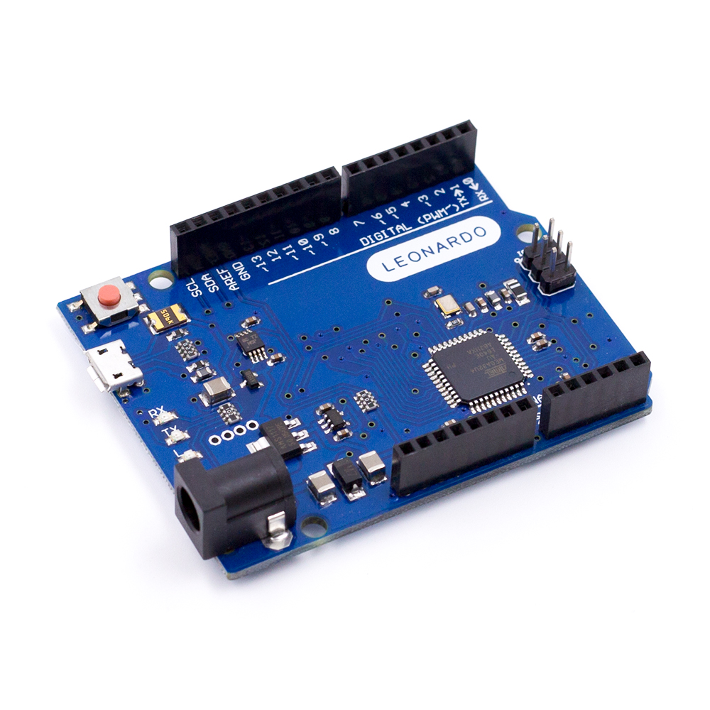 Контроллер Arduino Leonardo Atmega32U4, без логотипа, с кабелем